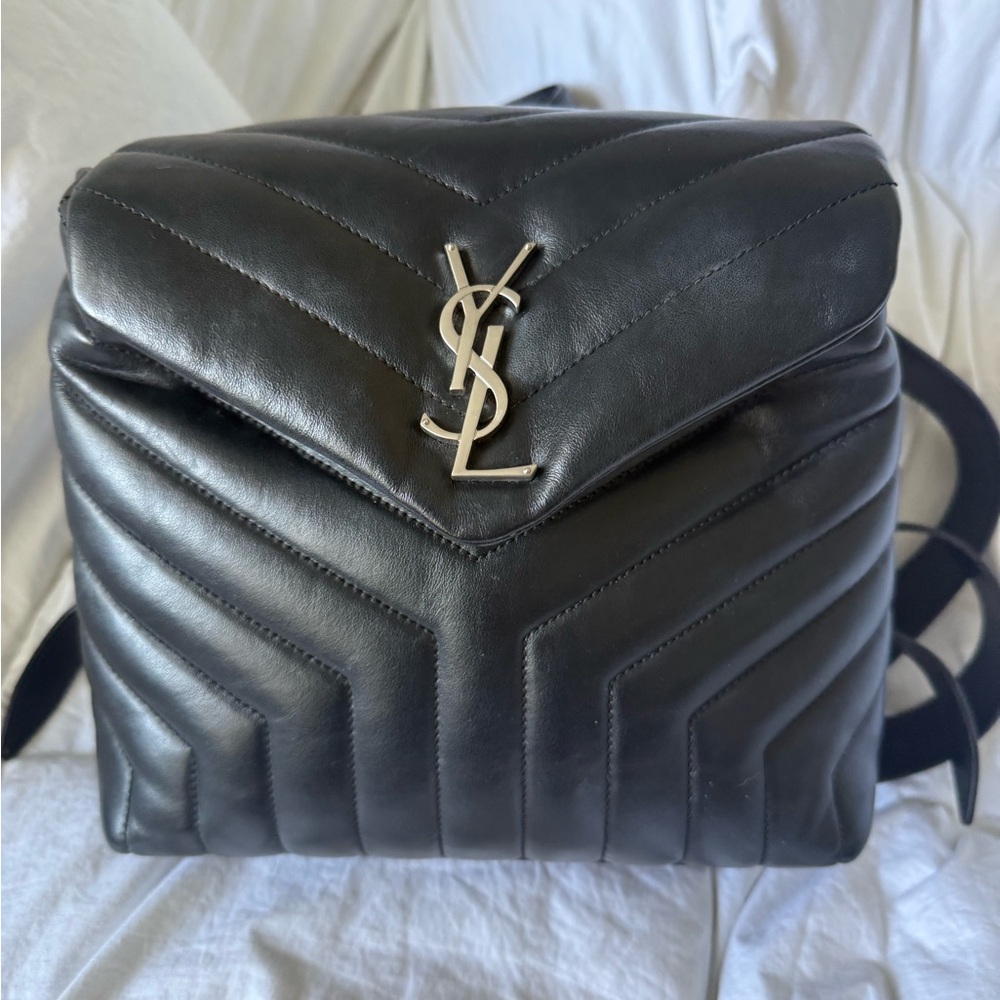 Yves Saint Laurent Black Backpack